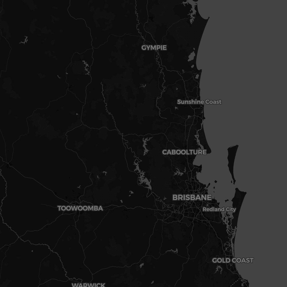 Map showing Blackmore Earthmoving's base at Kilcoy in South East Queensland