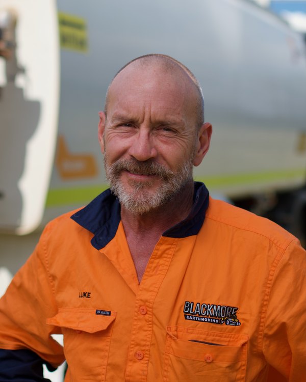 Luke, Blackmore Earthmoving operator